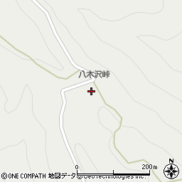 八木沢峠周辺の地図