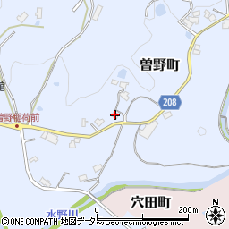 愛知県瀬戸市曽野町711周辺の地図