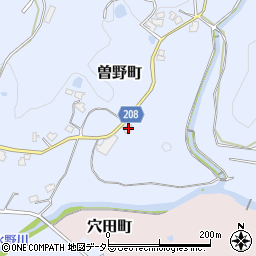 愛知県瀬戸市曽野町333周辺の地図