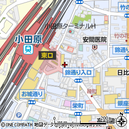 さかなや道場　小田原駅前店周辺の地図