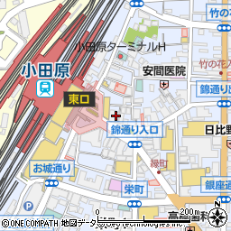 ステーキハウス金井 小田原駅前店周辺の地図