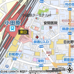 ビッグエコー BIG ECHO 小田原駅前店周辺の地図