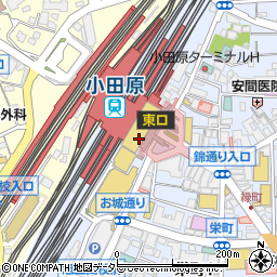 一○八抹茶茶廊 ミナカ小田原店周辺の地図