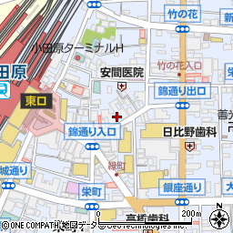 鳥良商店 小田原錦通り店周辺の地図