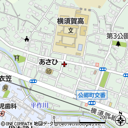 本公郷町内会事務所周辺の地図