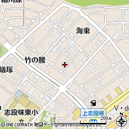 愛知県名古屋市守山区上志段味海東周辺の地図