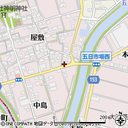 愛知県一宮市丹陽町五日市場屋敷220周辺の地図