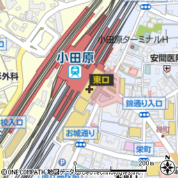 成城石井ラスカ小田原店周辺の地図