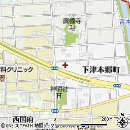 愛知県稲沢市下津本郷町66周辺の地図