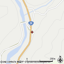 兵庫県宍粟市波賀町鹿伏41周辺の地図
