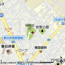 八田東嶋公民館周辺の地図