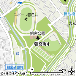 朝宮公園周辺の地図