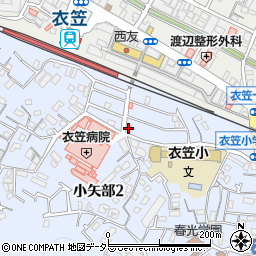日本調剤新横須賀薬局周辺の地図