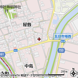 愛知県一宮市丹陽町五日市場屋敷217周辺の地図