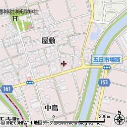 愛知県一宮市丹陽町五日市場屋敷213周辺の地図