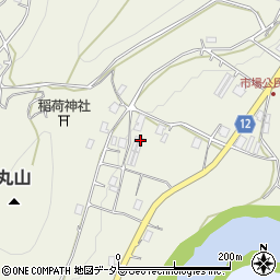 京都府船井郡京丹波町市場周辺の地図