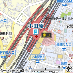 崎陽軒小田原ラスカ店周辺の地図