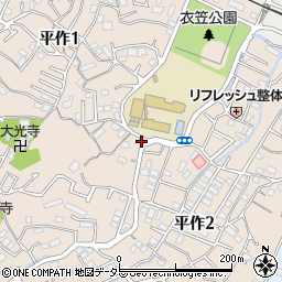 リパーク横須賀平作１丁目駐車場周辺の地図