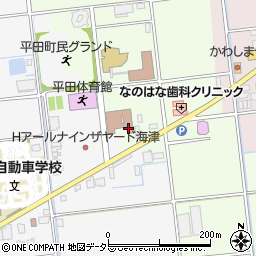 海津市役所　ふるさと会館周辺の地図