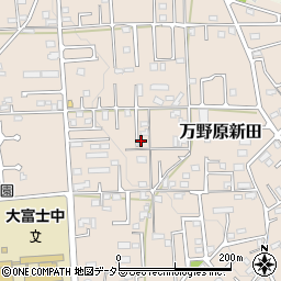 静岡県富士宮市万野原新田4052-11周辺の地図