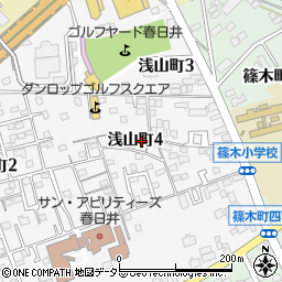 春日井センター周辺の地図