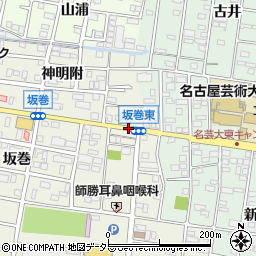 愛知県北名古屋市鹿田（酉新田宇右エ門東）周辺の地図