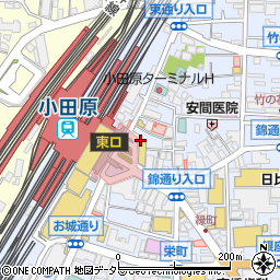 ドコモショップ小田原店周辺の地図