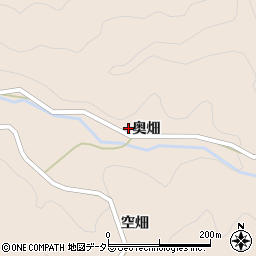 愛知県豊田市押山町奥畑332-2周辺の地図