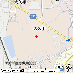 愛知県春日井市黒鉾町周辺の地図