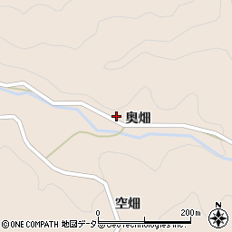 愛知県豊田市押山町奥畑332-1周辺の地図