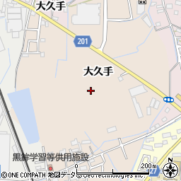 愛知県春日井市黒鉾町周辺の地図