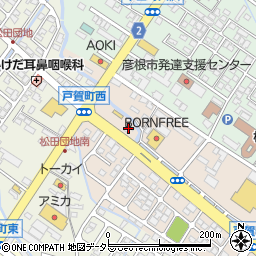 田中屋“雪月花” 彦根店周辺の地図