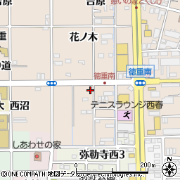 愛知県北名古屋市徳重高道周辺の地図
