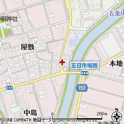 愛知県一宮市丹陽町五日市場屋敷256周辺の地図