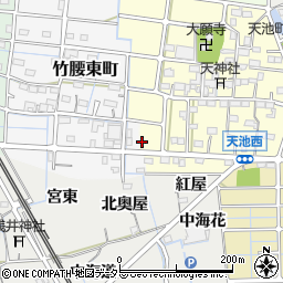 愛知県稲沢市天池西町174周辺の地図