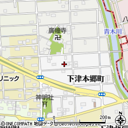 愛知県稲沢市下津本郷町13周辺の地図