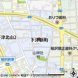 下津新町公民館周辺の地図