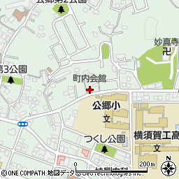 神金町内会館周辺の地図