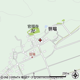京都府福知山市笹場118周辺の地図
