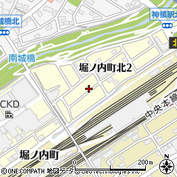 神領駅北口自転車駐車場　管理室周辺の地図
