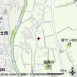 静岡県御殿場市二子291周辺の地図