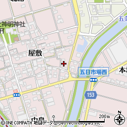愛知県一宮市丹陽町五日市場屋敷223周辺の地図