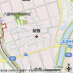 愛知県一宮市丹陽町五日市場屋敷206周辺の地図