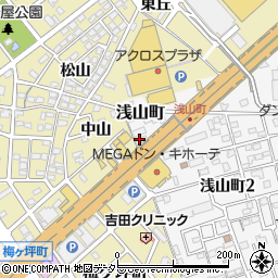 ヤマヨシ春日井店周辺の地図
