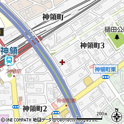 愛知県春日井市神領町3丁目12-25周辺の地図