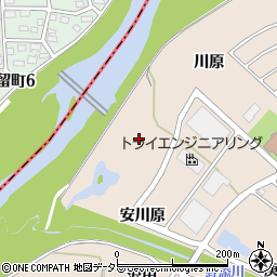 愛知県名古屋市守山区上志段味西浦周辺の地図