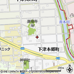愛知県稲沢市下津本郷町15周辺の地図