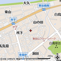 愛知県名古屋市守山区上志段味所下1101周辺の地図