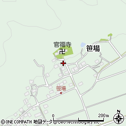 京都府福知山市笹場102周辺の地図