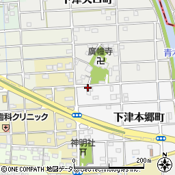 愛知県稲沢市下津本郷町7周辺の地図